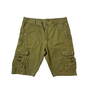 Junye Jeans Army Green Military/Tactical Cargo Shorts Sz 34 Men